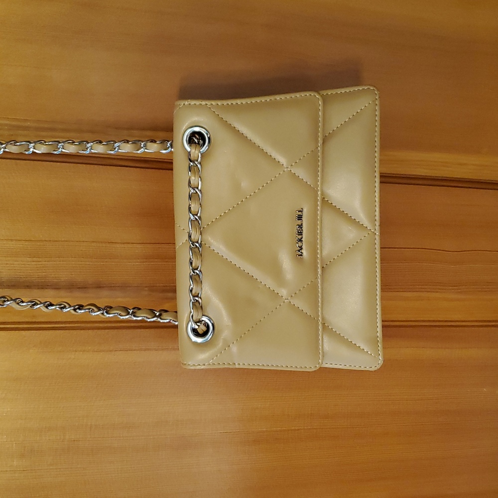Jackie & Jill Tan Quilted Shoulder Bag Convertible NWOT‎ - Picture 8 of 14